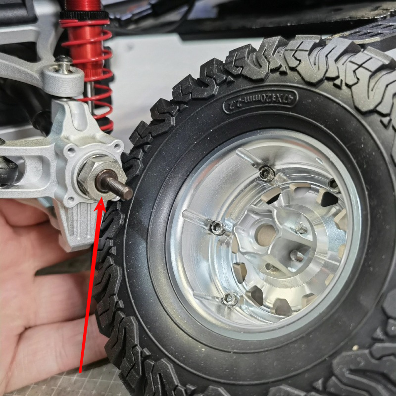 Ram 1500 Rc Hobby - อะแดปเตอร์ดุมล้อเสริมความแข็งแรงสำหรับ TRACTION HOBBY KM Tank 300