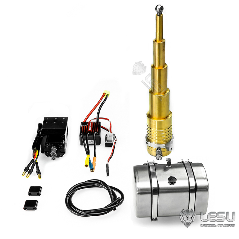 Rc Excavator Hydraulic - ระบบไฮดรอลิก 1/14 LESU รถบรรทุกกระบอกยกไฮดรอลิกรุ่นการปรับเปลี่ยนชิ้นส่วน Y-1501