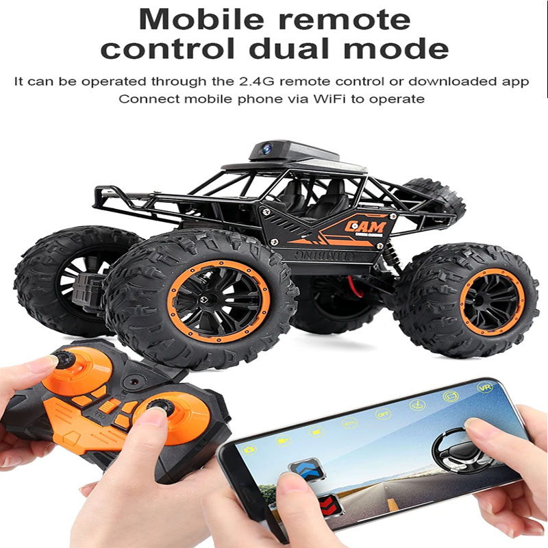 Rc Hobbyking Shop - รถบังคับวิทยุอัลลอยด์ พร้อมกล้อง HD ระบบ FPV ควบคุมผ่านแอพ