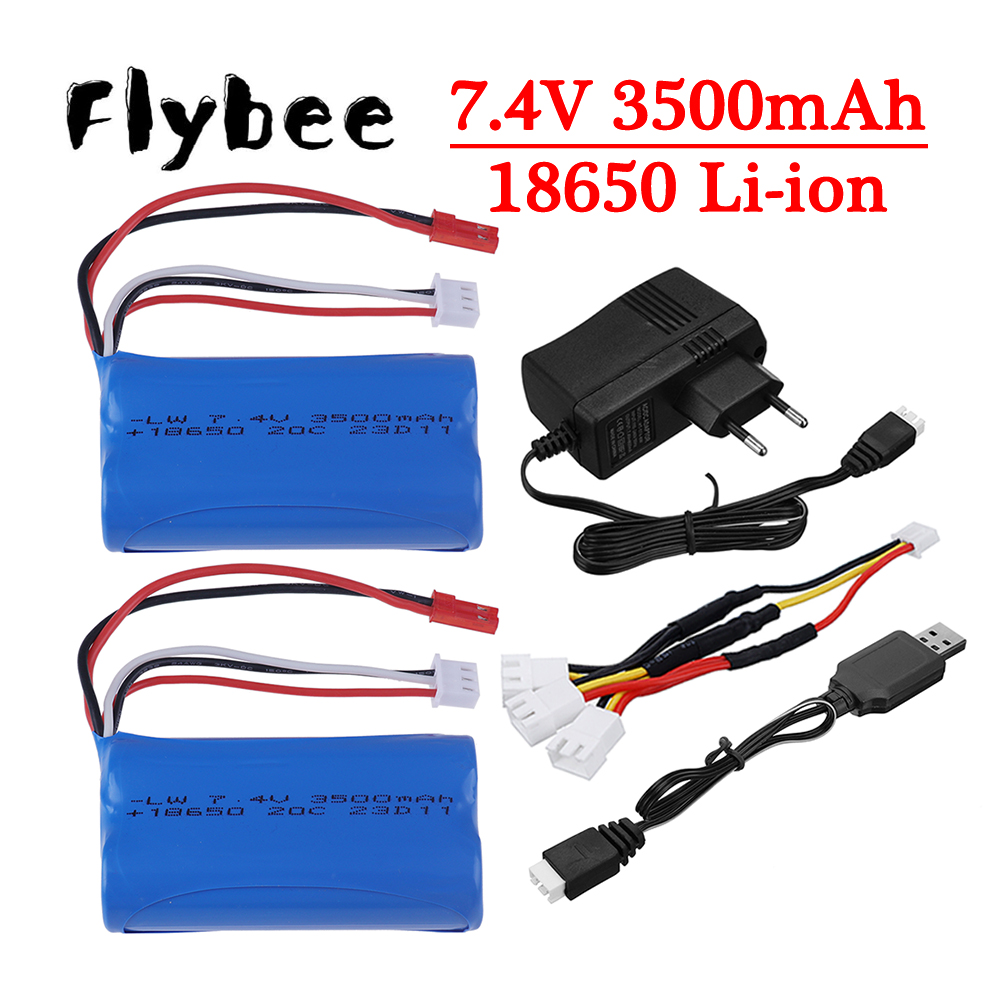 Rc Hobby Trucks - อัพเกรด 3000mAh ถึง 3500mAh 7.4V 18650