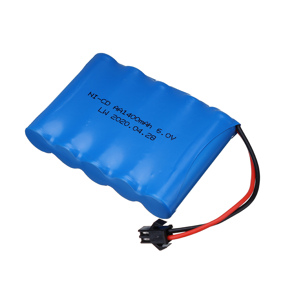 แบตเตอรี่ NiCd 6V 1400mAh สำหร - Rc Hobby Trucks บทวิจารณ์และราคา