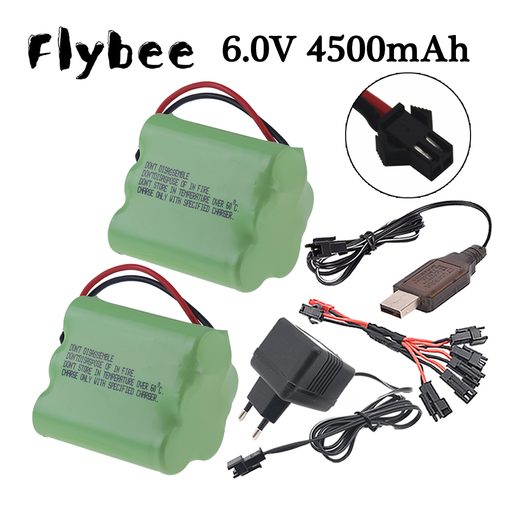 6V 4500mAh แบตเตอรี่ Ni-MH ปลั - Rc Hobby Trucks บทวิจารณ์และราคา