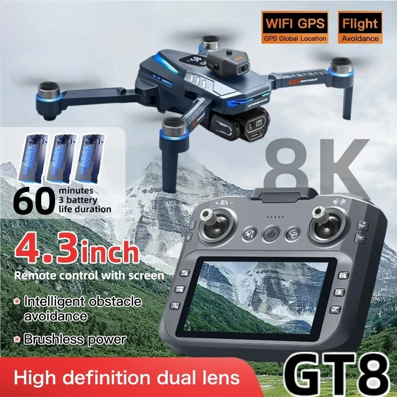 โดรนรุ่น Original GT8 8K ระดับ - Rc Hobby China บทวิจารณ์และราคา
