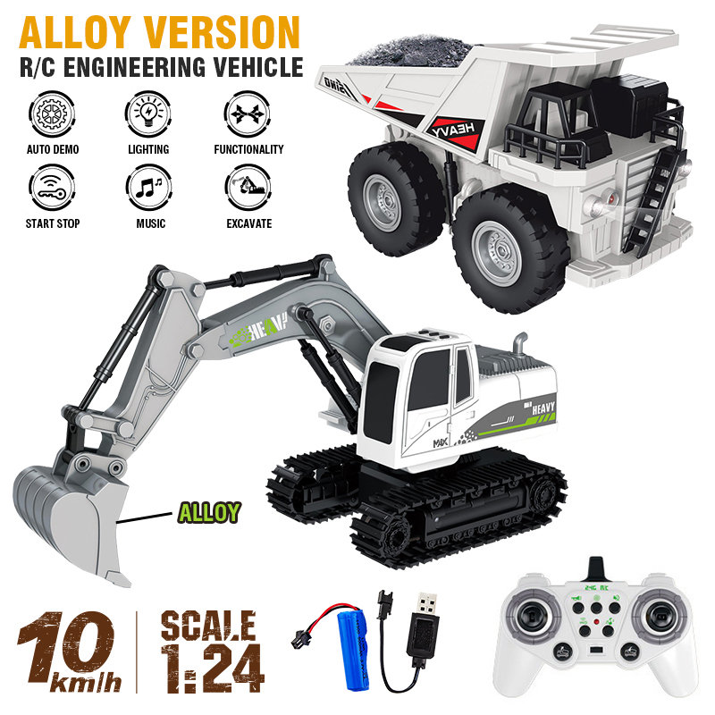 รถขุด RC 11Ch อัลลอยด์ 1:24 รถ - Rc Hobbyking Shop บทวิจารณ์และราคา