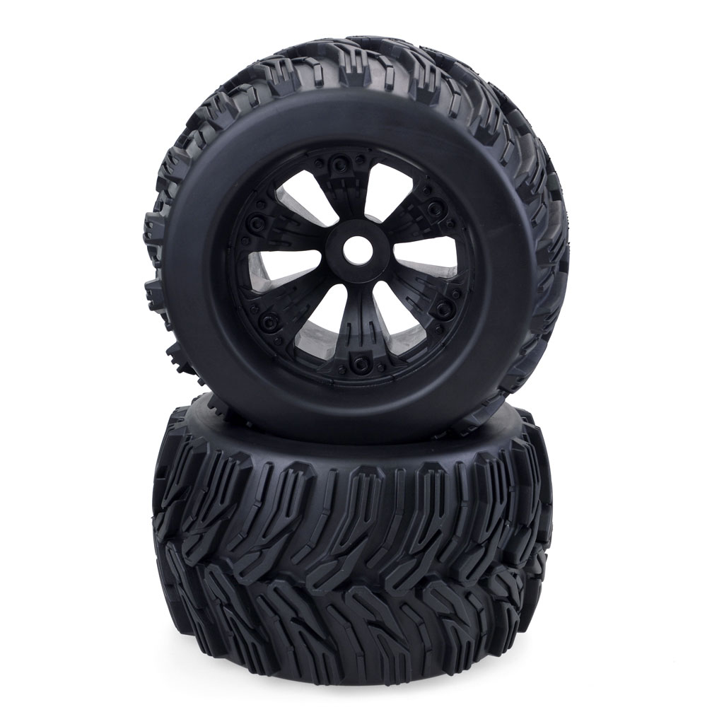 4PCS 1/8 ล้อยาง 170 มม.165 มม. - Rc Hobby Trucks บทวิจารณ์และราคา